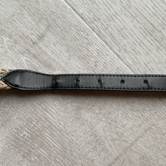 Braided rope & leather belt - Picture 3 of 4